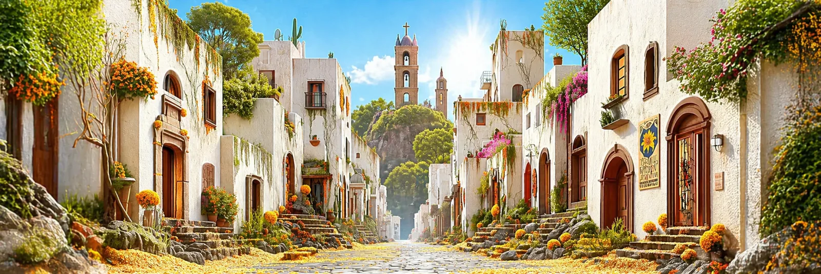 Ciudad de los Muertos by day — the setting of the game